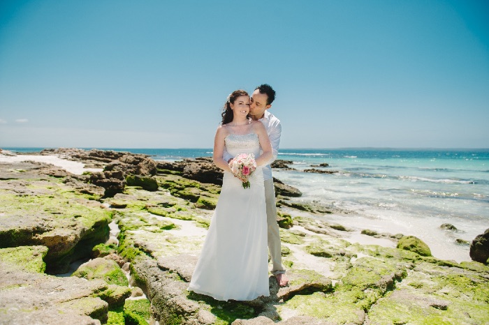 Renae and Gavin’s Hyams Beach Wedding